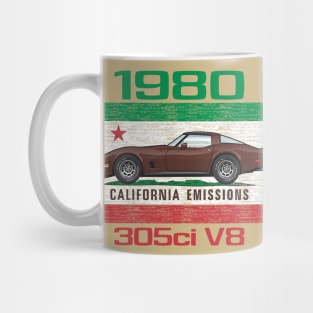 California Emissions Brown 1980 Mug